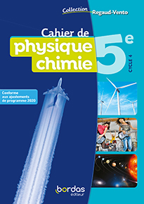 Cahier - Physique-chimie 5e - &Eacute;dition 2021