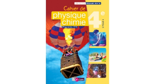 Site enseignant cahier physique chimie collège 4e, ressources gratuites