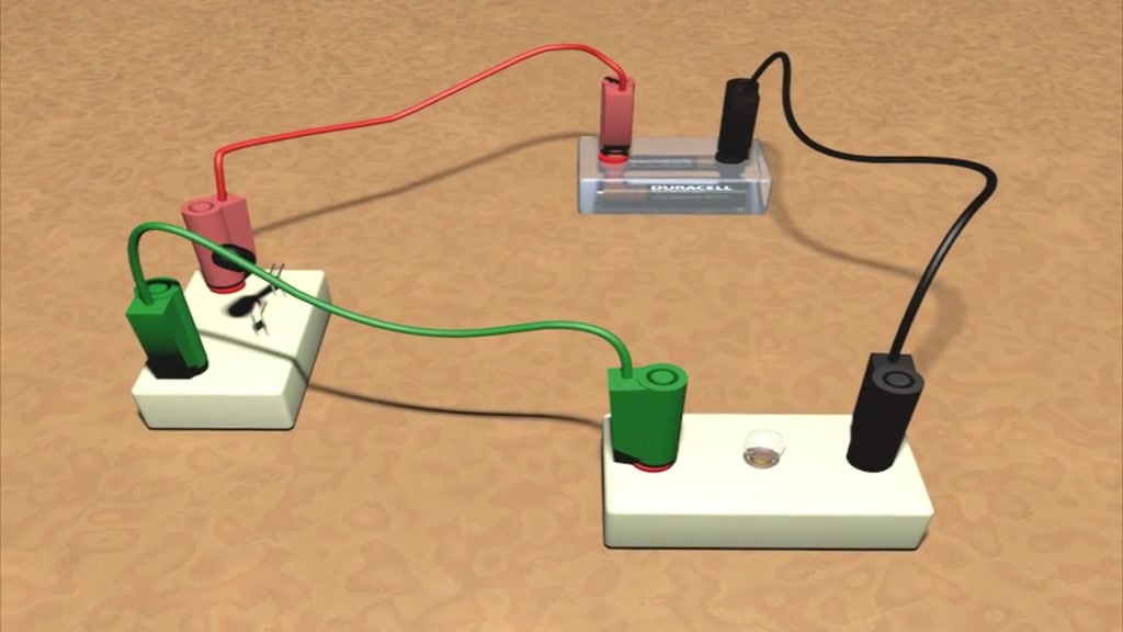Schématisation d'un circuit électrique simple